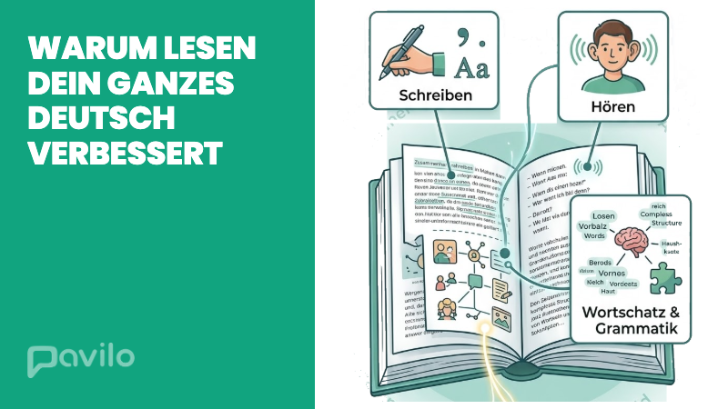 Why Reading Improves Your Entire German: More Than Just Reading Skills