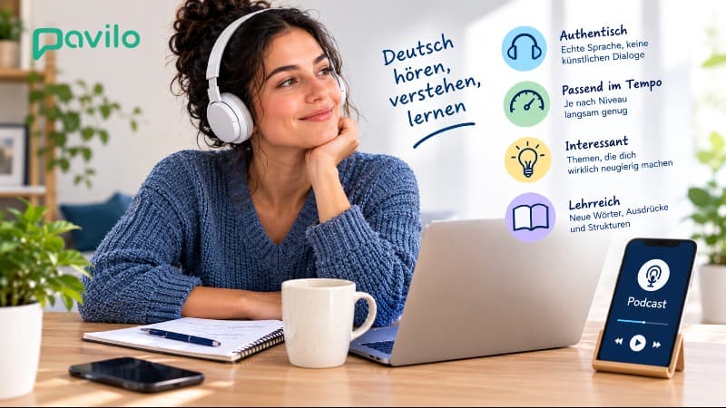 Mit Podcasts Deutsch lernen: So verbesserst du dein Hörverstehen